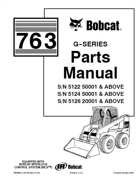 bobcat 763 owners manual